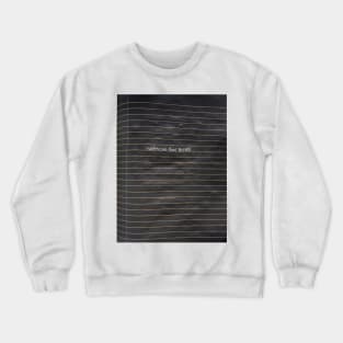 Composition Book Pattern WHT Crewneck Sweatshirt